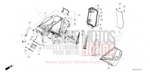 FILTRE A AIR (CRF450RS/RWES/RXS) CRF450RWES de 2025